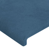 Tête de lit Bleu foncé 80x5x78/88 cm Velours