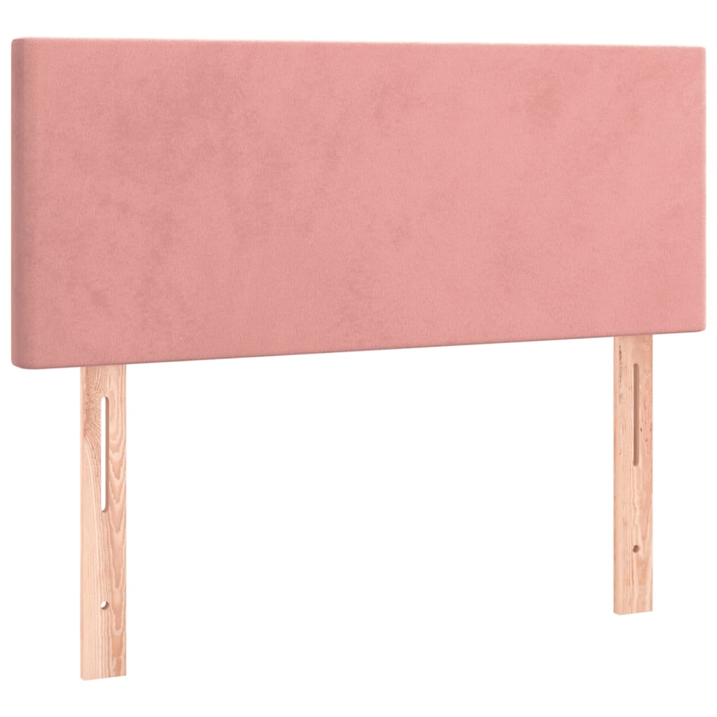 Tête de lit Rose 80x5x78/88 cm Velours