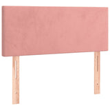 Tête de lit Rose 80x5x78/88 cm Velours