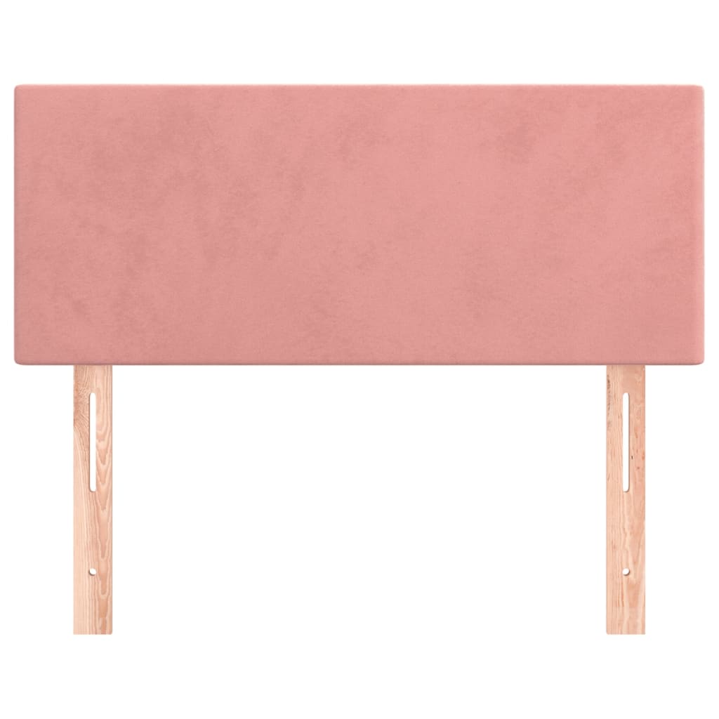 Tête de lit Rose 80x5x78/88 cm Velours