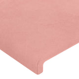 Tête de lit Rose 80x5x78/88 cm Velours