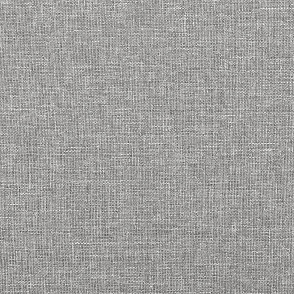 Tête de lit Gris clair 90x5x78/88 cm Tissu