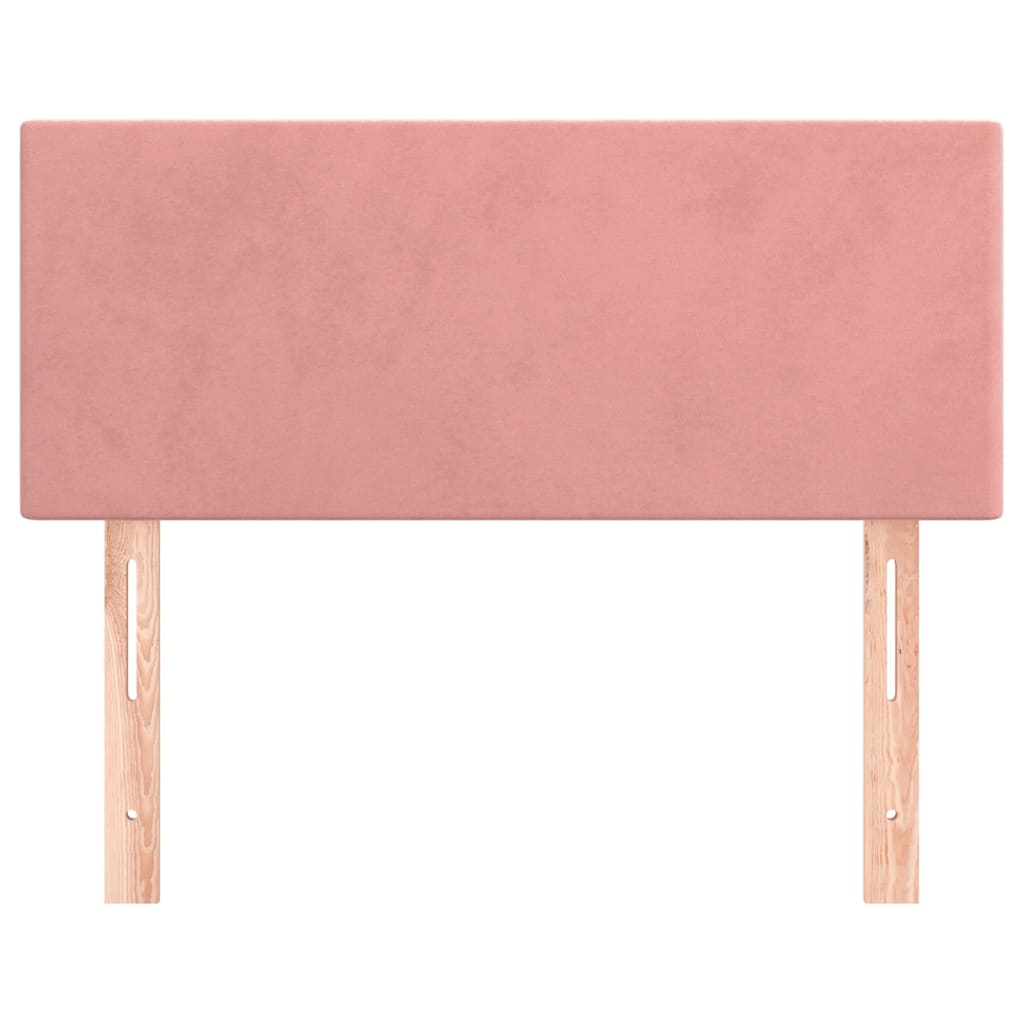 Tête de lit Rose 90x5x78/88 cm Velours