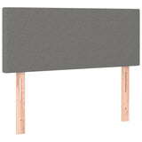 Tête de lit Gris foncé 100x5x78/88 cm Tissu