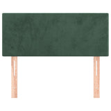 Tête de lit Vert foncé 100x5x78/88 cm Velours