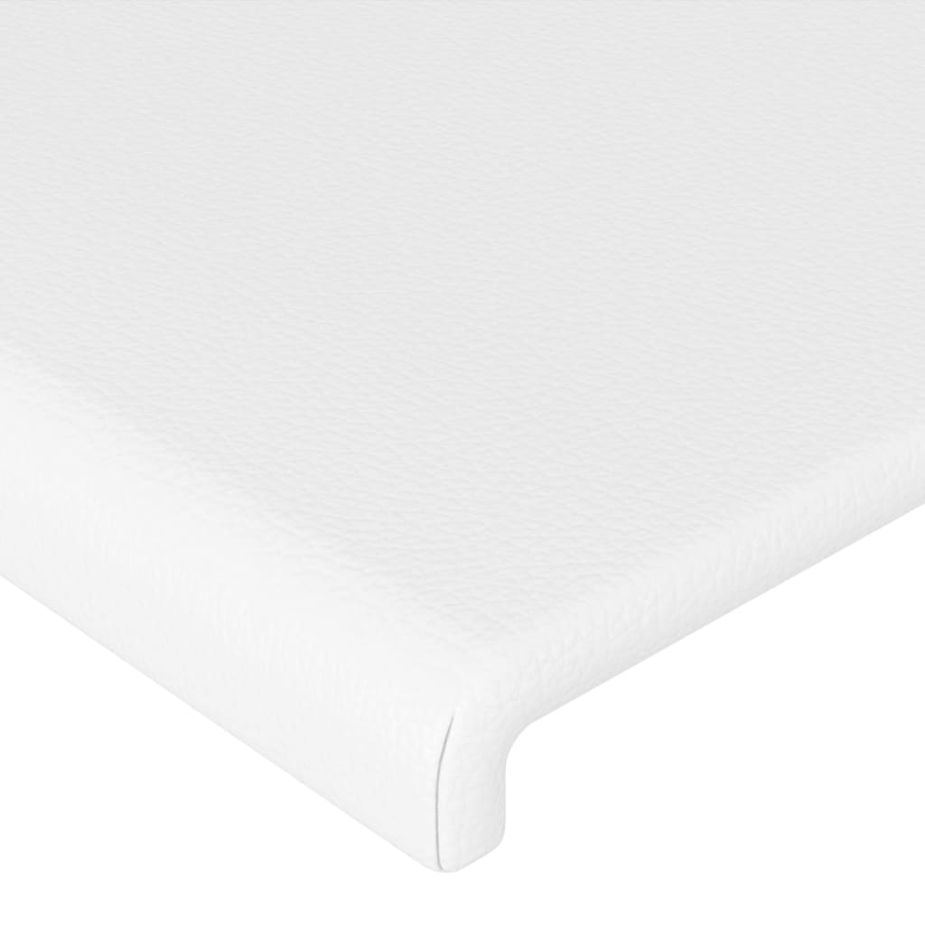 Têtes de lit 2 pcs Blanc 72x5x78/88 cm Similicuir