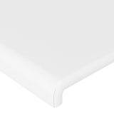 Têtes de lit 2 pcs Blanc 72x5x78/88 cm Similicuir