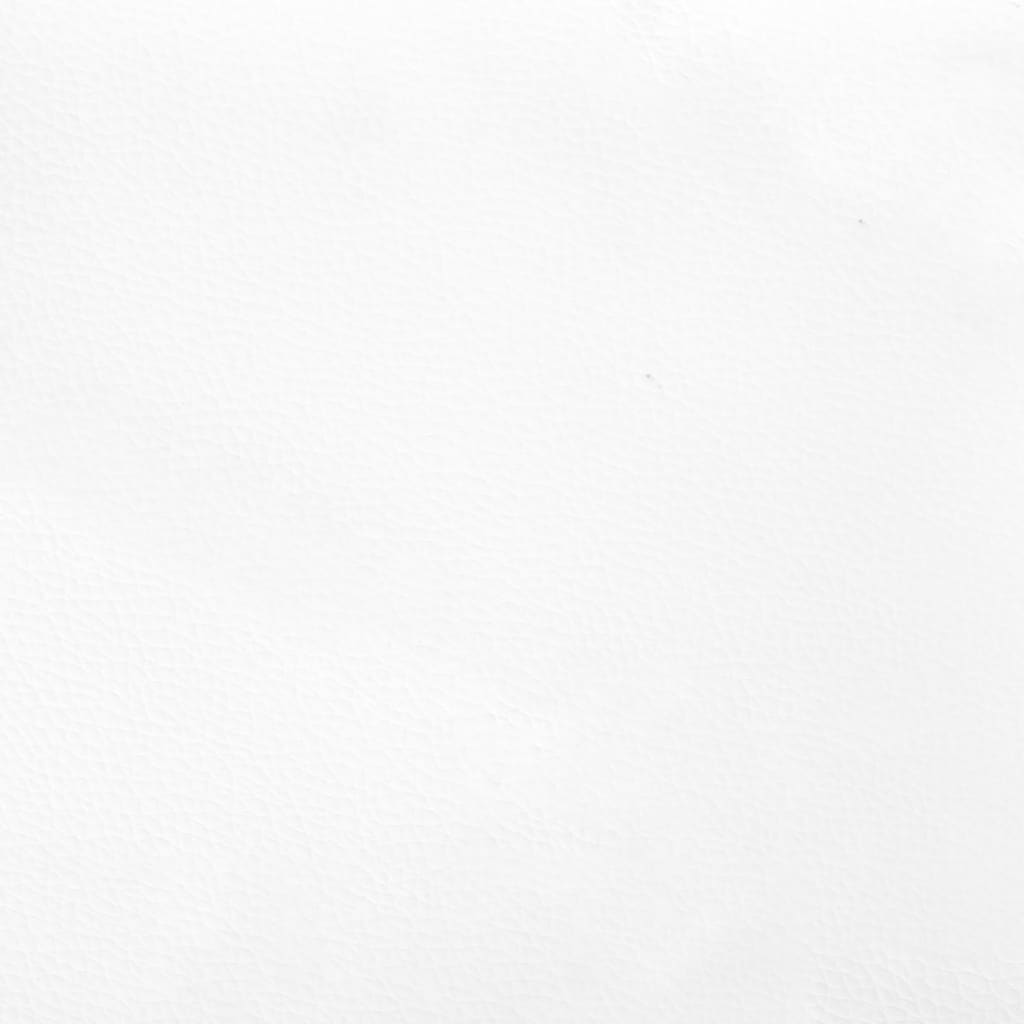 Têtes de lit 2 pcs Blanc 72x5x78/88 cm Similicuir