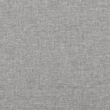 Têtes de lit 2 pcs Gris clair 100x5x78/88 cm Tissu