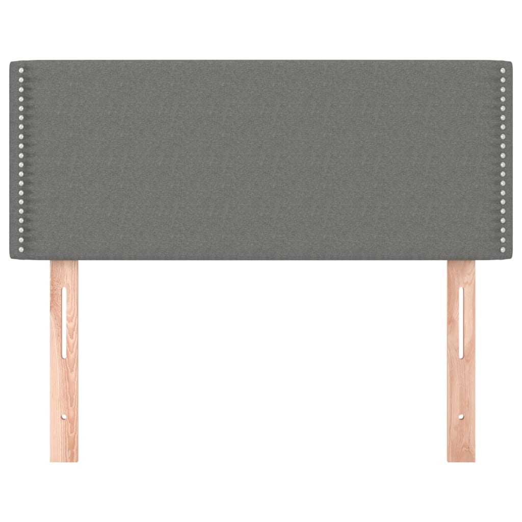 Tête de lit Gris foncé 80x5x78/88 cm Tissu