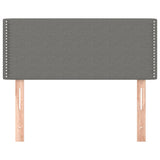 Tête de lit Gris foncé 80x5x78/88 cm Tissu