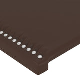 Tête de lit Marron 80x5x78/88 cm Similicuir