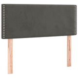 Tête de lit Gris foncé 80x5x78/88 cm Velours