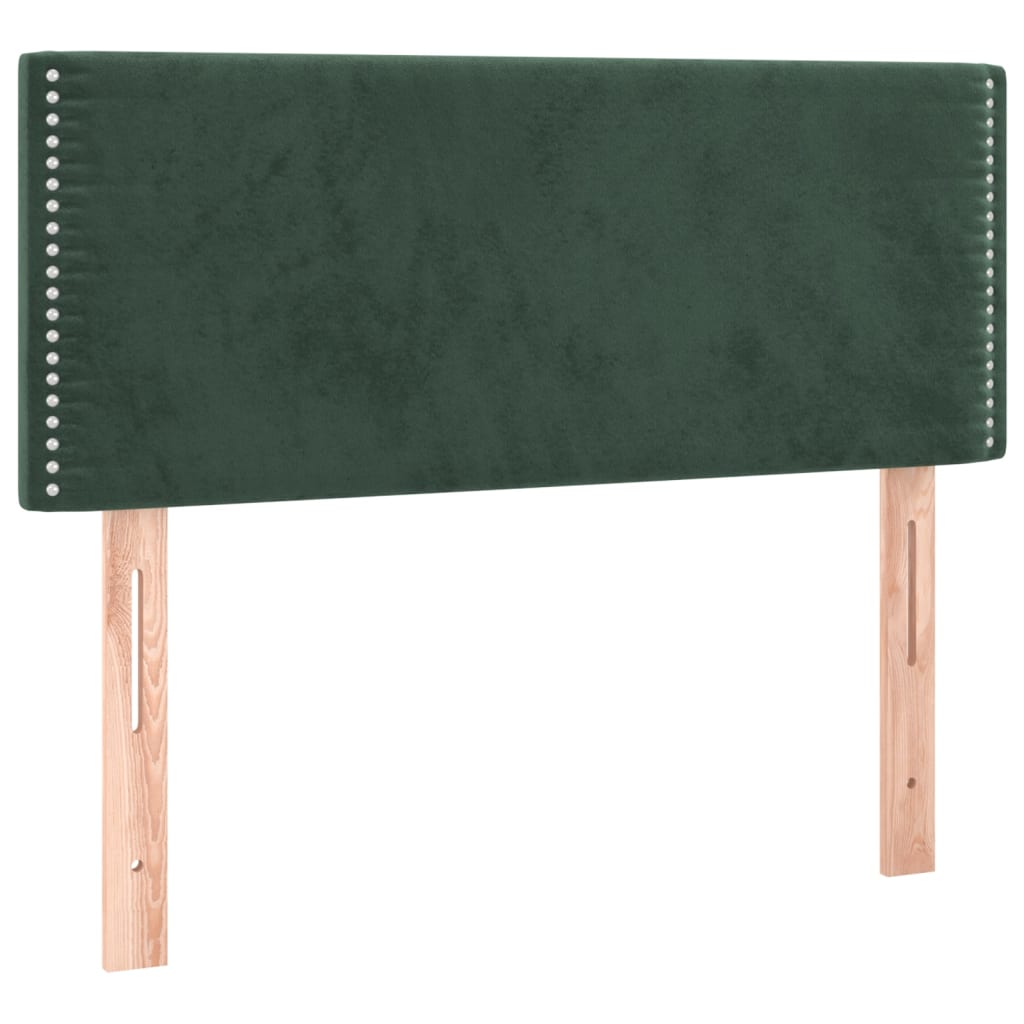 Tête de lit Vert foncé 80x5x78/88 cm Velours