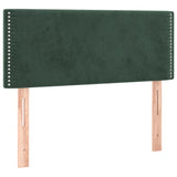 Tête de lit Vert foncé 80x5x78/88 cm Velours