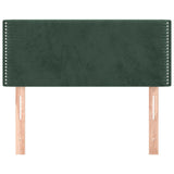 Tête de lit Vert foncé 80x5x78/88 cm Velours