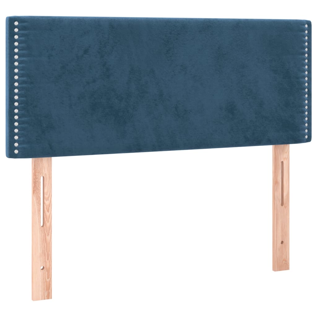 Tête de lit Bleu foncé 80x5x78/88 cm Velours