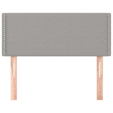 Tête de lit Gris clair 90x5x78/88 cm Tissu