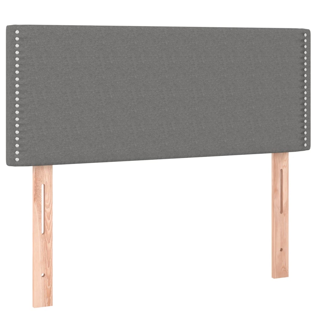 Tête de lit Gris foncé 90x5x78/88 cm Tissu