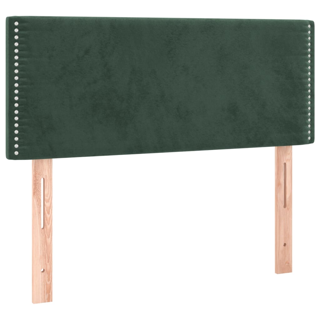 Tête de lit Vert foncé 90x5x78/88 cm Velours