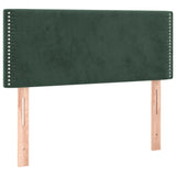 Tête de lit Vert foncé 90x5x78/88 cm Velours