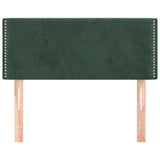 Tête de lit Vert foncé 90x5x78/88 cm Velours