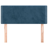 Tête de lit Bleu foncé 90x5x78/88 cm Velours