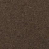 Tête de lit Marron Foncé 100x5x78/88 cm Tissu