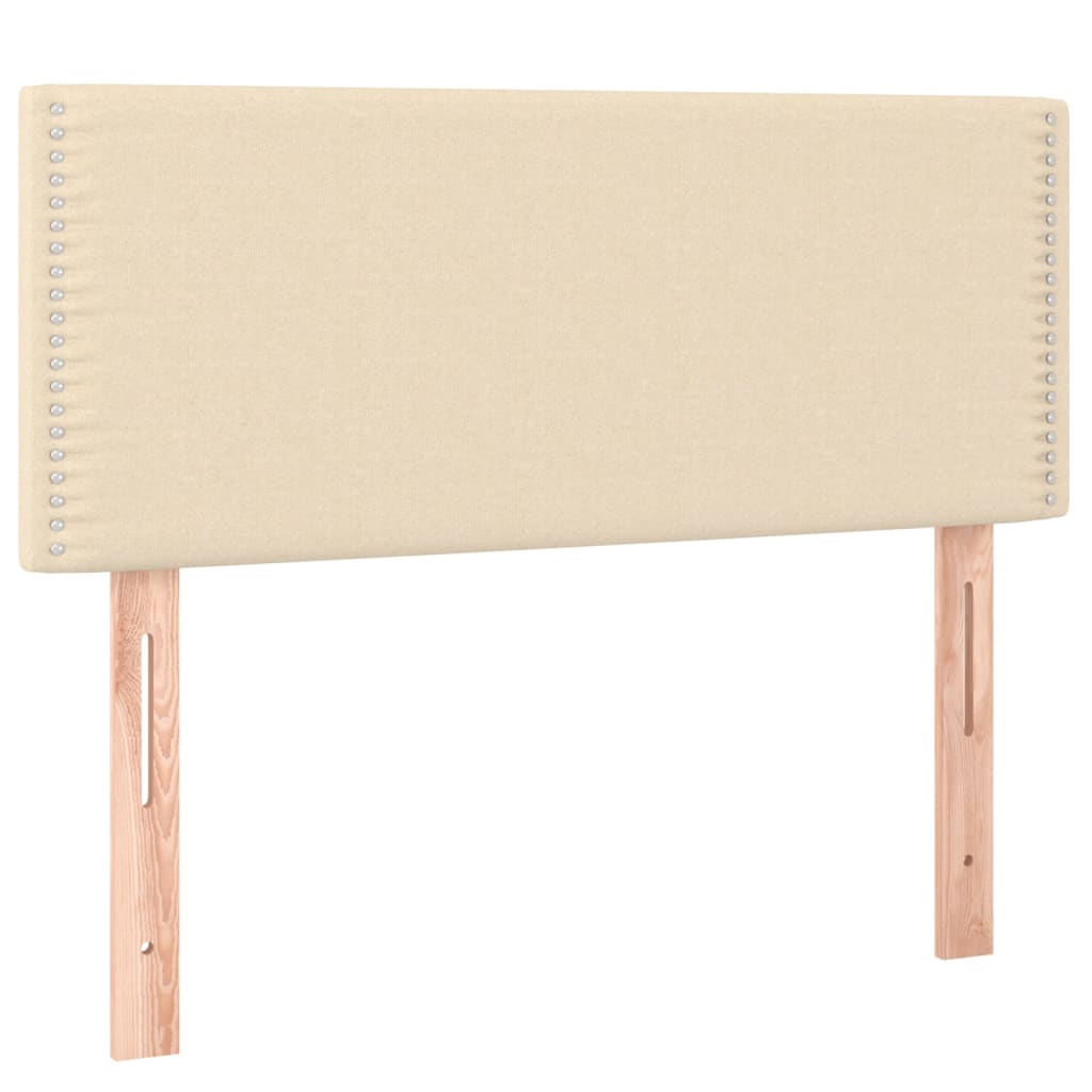 Tête de lit Crème 100x5x78/88 cm Tissu