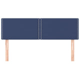 Têtes de lit 2 pcs Bleu 72x5x78/88 cm Tissu