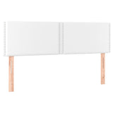 Têtes de lit 2 pcs Blanc 72x5x78/88 cm Similicuir