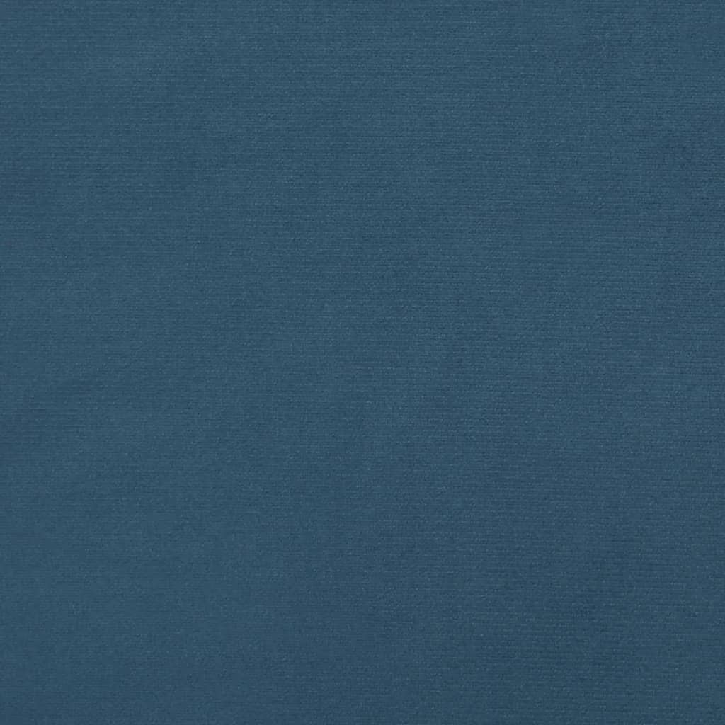 Têtes de lit 2 pcs Bleu foncé 72x5x78/88 cm Velours