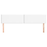 Têtes de lit 2 pcs Blanc 80x5x78/88 cm Similicuir