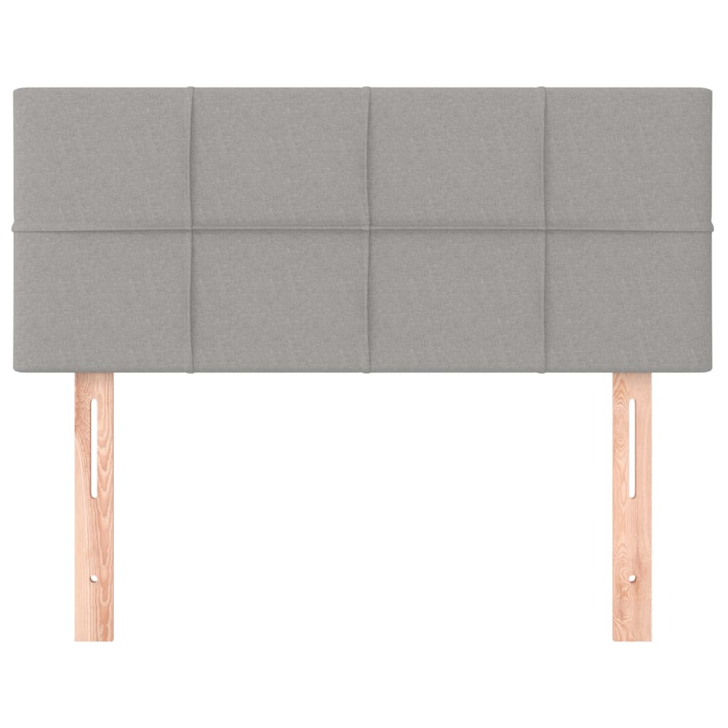 Tête de lit Gris clair 80x5x78/88 cm Tissu