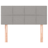 Tête de lit Gris clair 80x5x78/88 cm Tissu