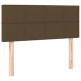 Tête de lit Marron Foncé 80x5x78/88 cm Tissu