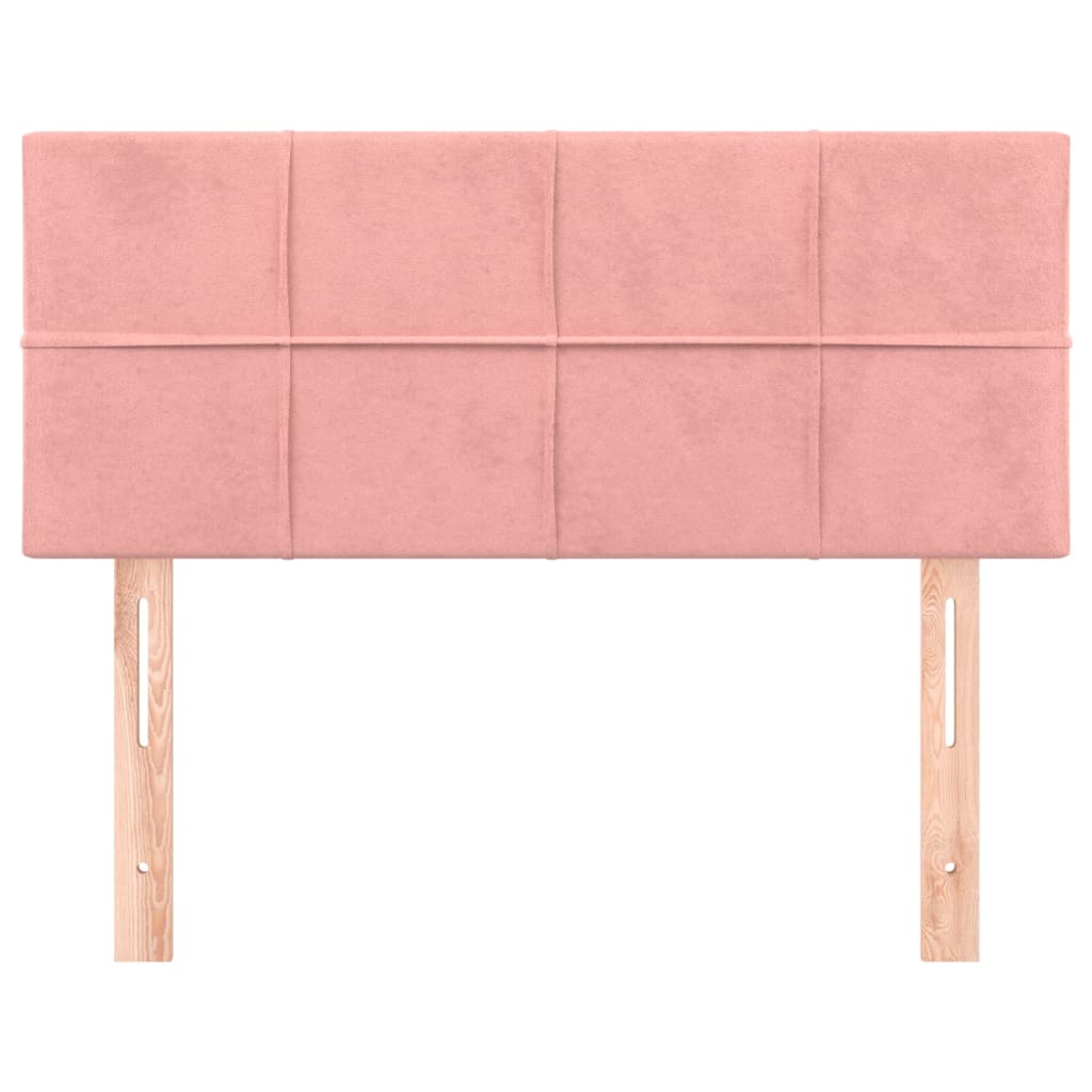 Tête de lit Rose 80x5x78/88 cm Velours