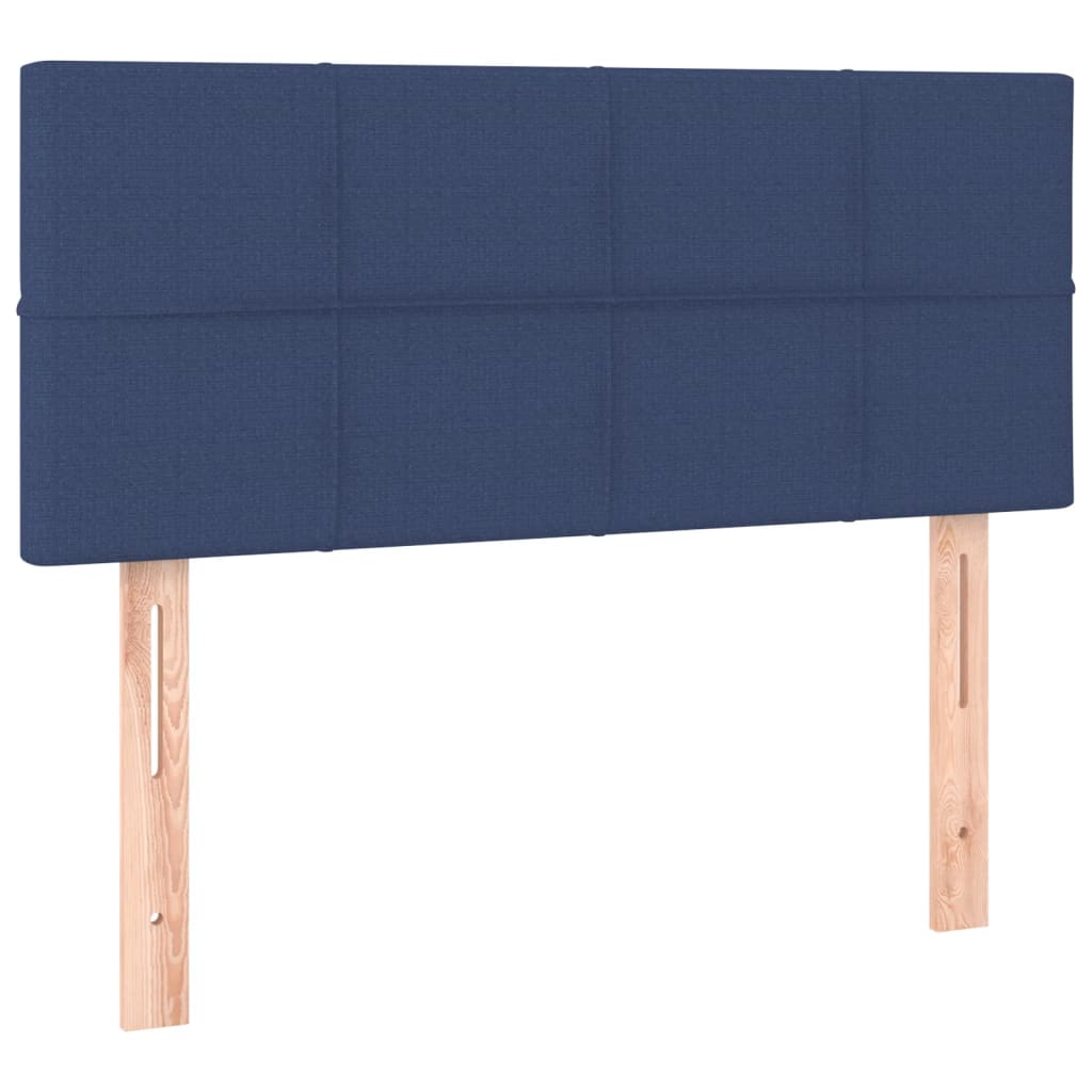 Tête de lit Bleu 90x5x78/88 cm Tissu