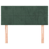 Tête de lit Vert foncé 90x5x78/88 cm Velours