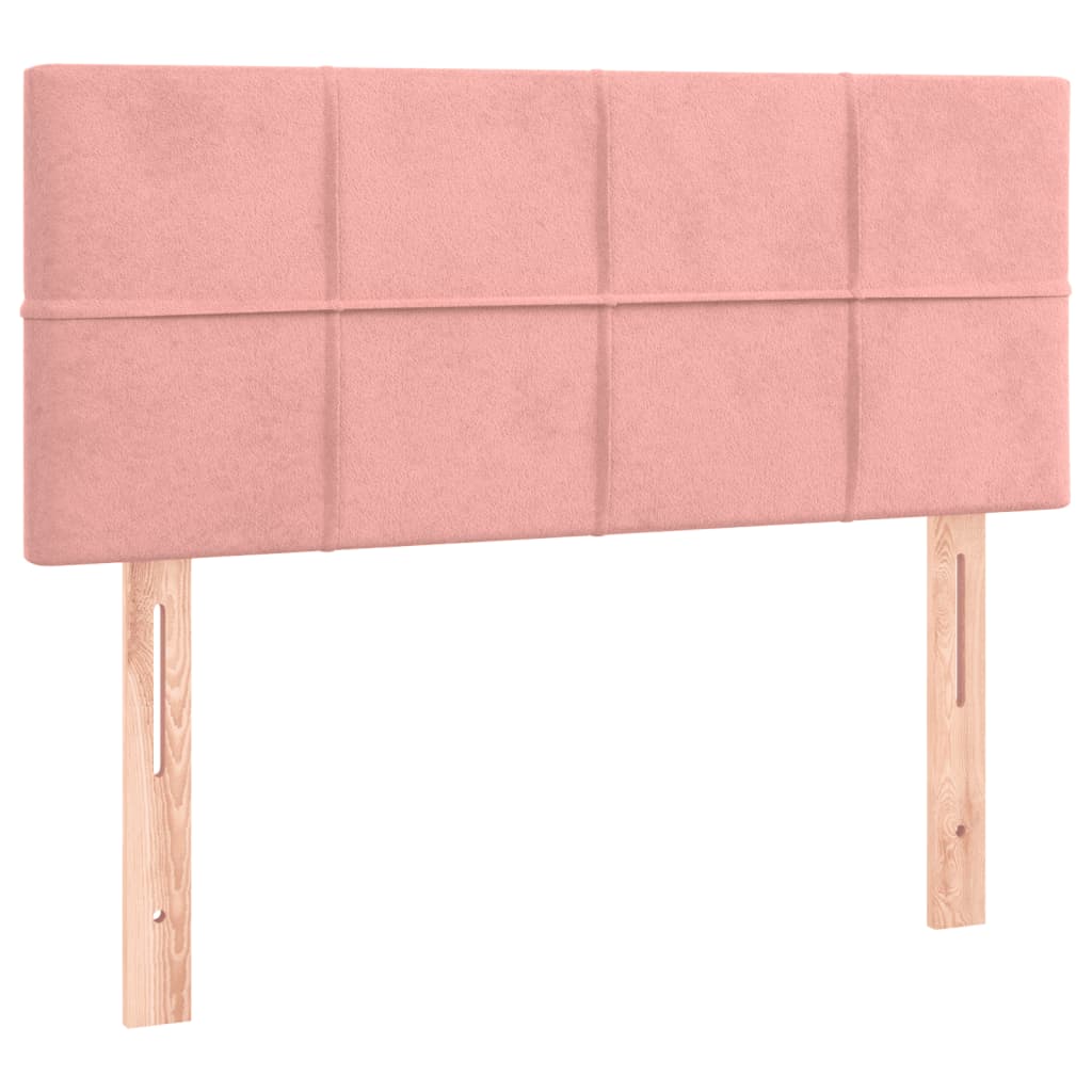 Tête de lit Rose 90x5x78/88 cm Velours