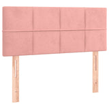 Tête de lit Rose 90x5x78/88 cm Velours