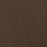 Tête de lit Marron Foncé 100x5x78/88 cm Tissu