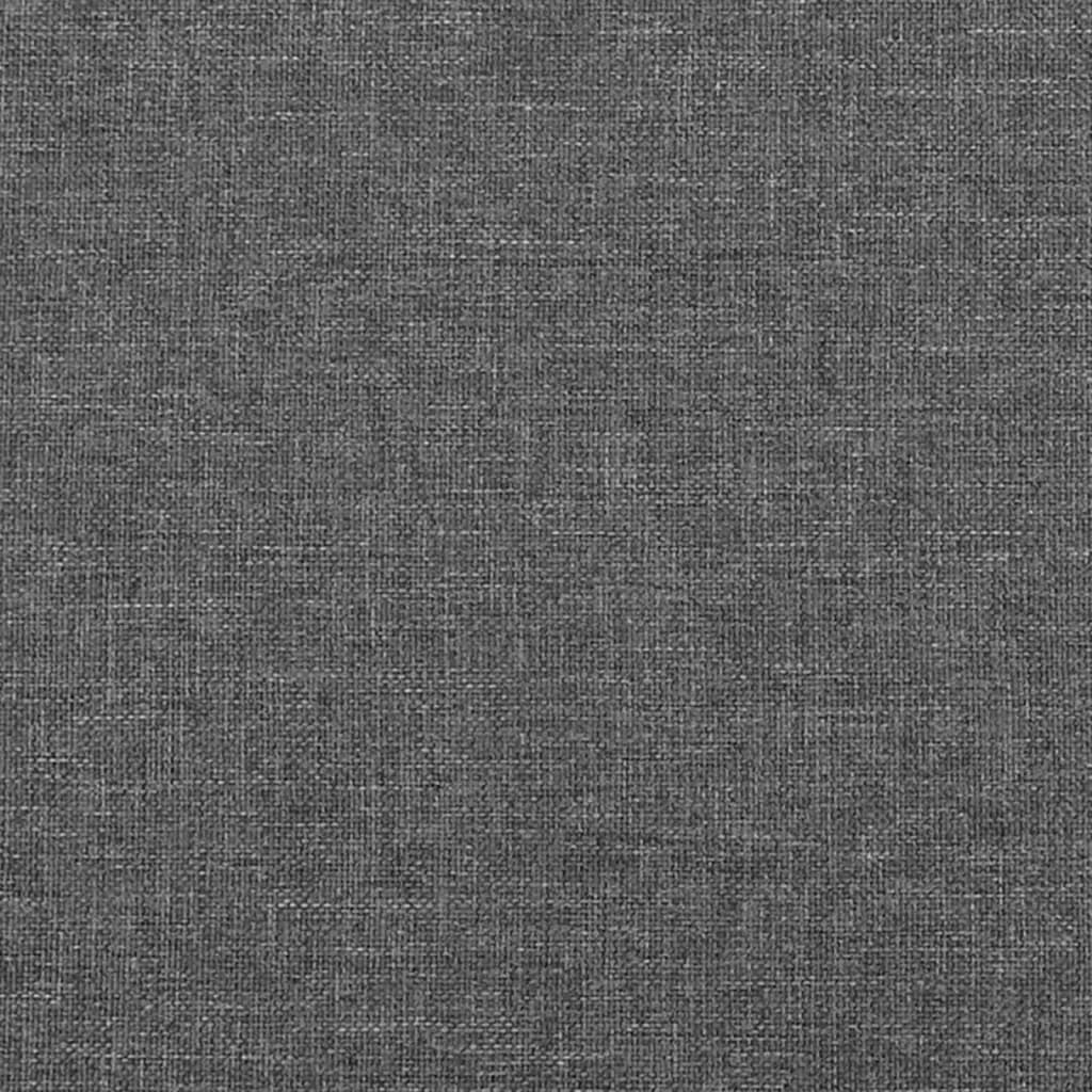 Têtes de lit 2 pcs Gris foncé 72x5x78/88 cm Tissu