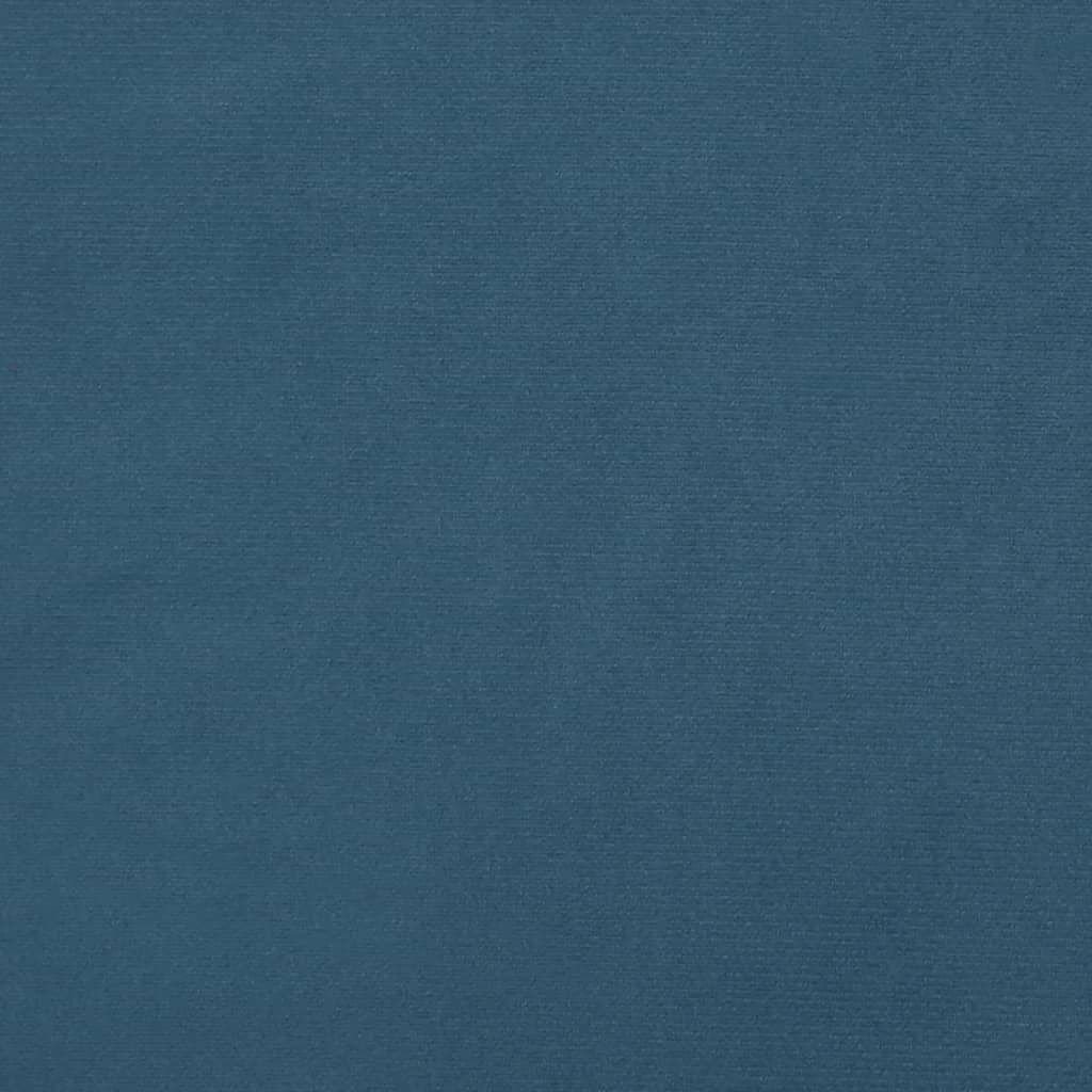 Têtes de lit 2 pcs Bleu foncé 72x5x78/88 cm Velours