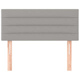 Tête de lit Gris clair 80x5x78/88 cm Tissu