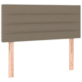 Tête de lit Taupe 80x5x78/88 cm Tissu