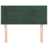 Tête de lit Vert foncé 80x5x78/88 cm Velours