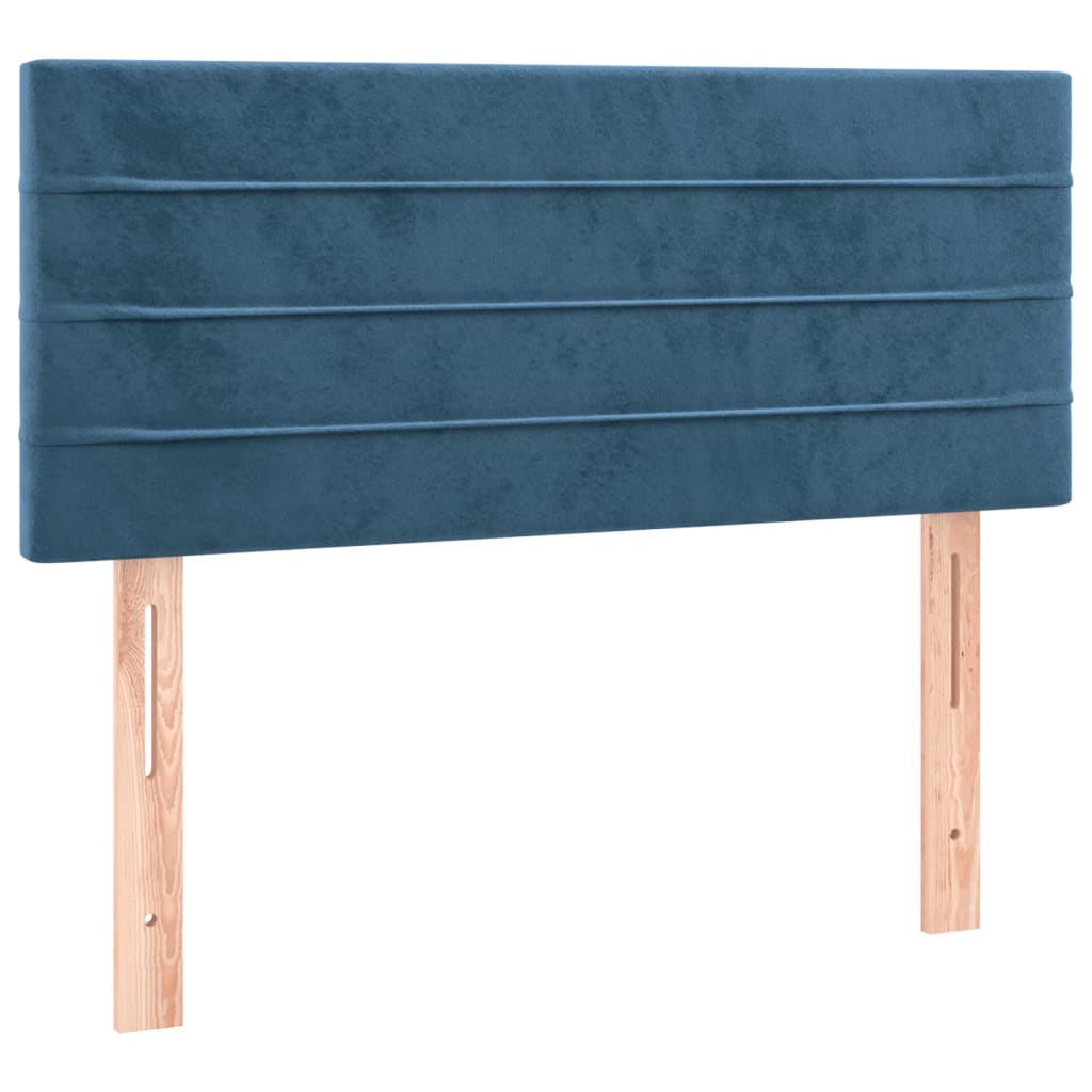 Tête de lit Bleu foncé 80x5x78/88 cm Velours