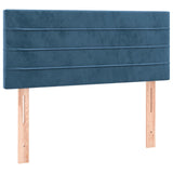 Tête de lit Bleu foncé 90x5x78/88 cm Velours