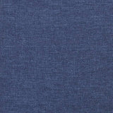 Têtes de lit 2 pcs Bleu 72x5x78/88 cm Tissu